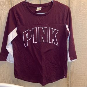 PINK 3/4 sleeve shirt